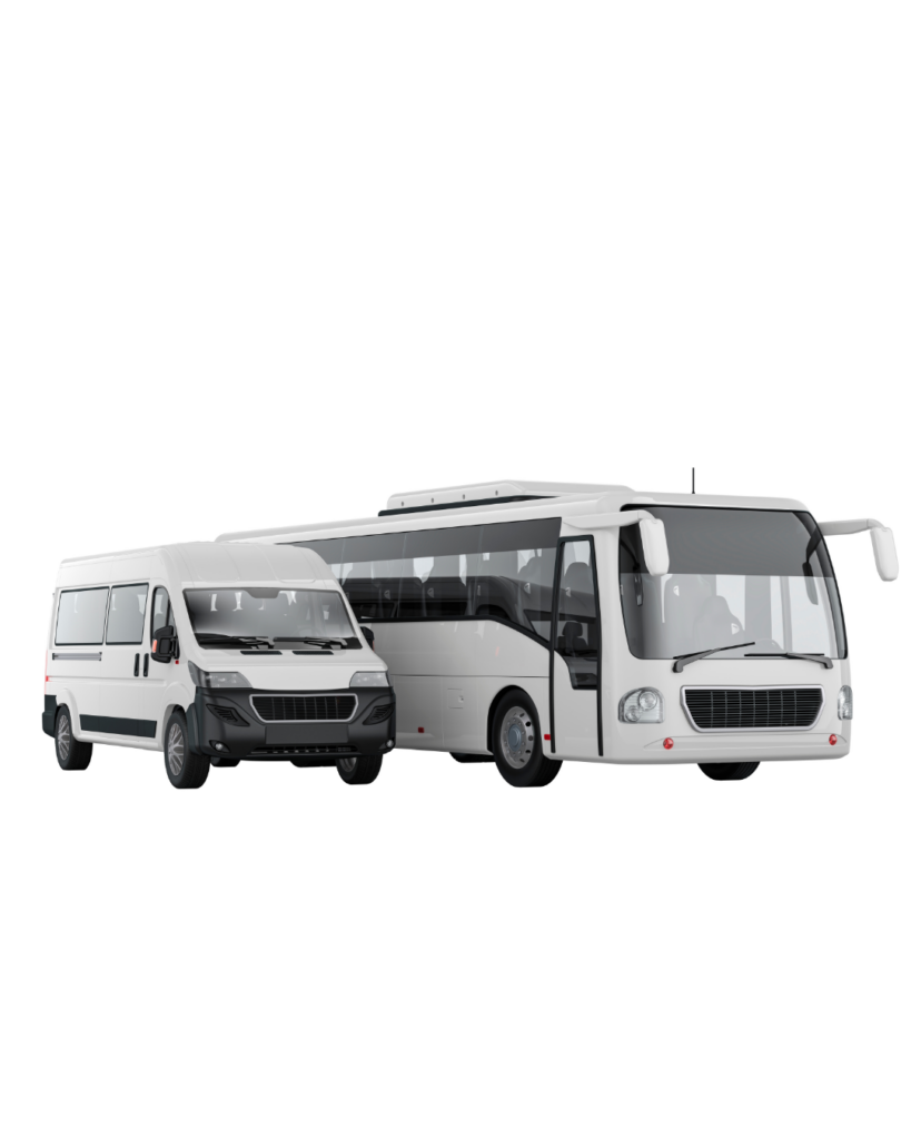 Van y bus para transporte de personal empresarial
